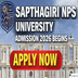 Sapthagiri NPS University Admission 2026 Begins; Apply Now @snpsu.edu.in